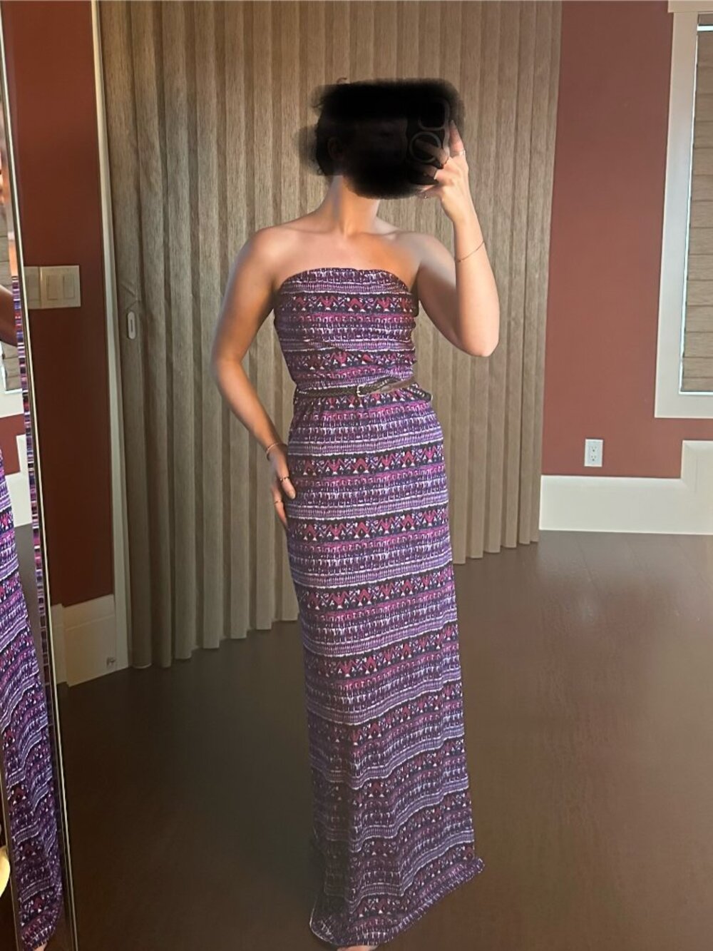 Purple/Multi Maxi w/ Belt Ardene (US/CAN XS)
